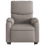 Sillón reclinable de masaje elevable tela gris taupé de , Sillones - Ref: Foro24-3204844, Precio: 315,56 €, Descuento: %