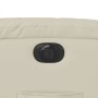 Sillón reclinable eléctrico de cuero sintético crema de , Sillones - Ref: Foro24-3204873, Precio: 271,58 €, Descuento: %