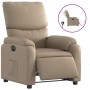 Sillón reclinable eléctrico de cuero sintético color capuchino de , Sillones - Ref: Foro24-3204878, Precio: 288,63 €, Descuen...