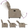 Sillón reclinable elevable cuero artificial color capuchino de , Sillones - Ref: Foro24-3204892, Precio: 309,01 €, Descuento: %