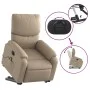 Sillón reclinable masaje pie cuero artificial color capuchino de , Sillones - Ref: Foro24-3204899, Precio: 288,54 €, Descuent...