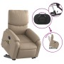 Sillón reclinable masaje pie cuero artificial color capuchino de , Sillones - Ref: Foro24-3204899, Precio: 270,81 €, Descuent...