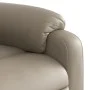 Sillón reclinable masaje pie cuero artificial color capuchino de , Sillones - Ref: Foro24-3204899, Precio: 288,54 €, Descuent...