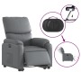 Sillón reclinable elevable eléctrico de cuero sintético gris de , Sillones - Ref: Foro24-3204903, Precio: 350,04 €, Descuento: %
