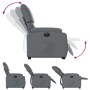 Sillón reclinable elevable eléctrico de cuero sintético gris de , Sillones - Ref: Foro24-3204903, Precio: 350,04 €, Descuento: %