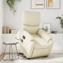 Sillón de masaje elevable eléctrico cuero sintético crema de , Sillones - Ref: Foro24-3204908, Precio: 365,90 €, Descuento: %