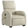 Sillón de masaje elevable eléctrico cuero sintético crema de , Sillones - Ref: Foro24-3204908, Precio: 365,90 €, Descuento: %