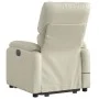 Sillón de masaje elevable eléctrico cuero sintético crema de , Sillones - Ref: Foro24-3204908, Precio: 365,90 €, Descuento: %
