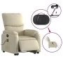 Sillón de masaje elevable eléctrico cuero sintético crema de , Sillones - Ref: Foro24-3204908, Precio: 365,90 €, Descuento: %