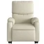 Sillón de masaje elevable eléctrico cuero sintético crema de , Sillones - Ref: Foro24-3204908, Precio: 365,90 €, Descuento: %