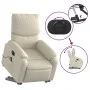 Sillón de masaje elevable eléctrico cuero sintético crema de , Sillones - Ref: Foro24-3204908, Precio: 365,90 €, Descuento: %