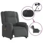 Sillón reclinable de masaje eléctrico tela gris oscuro de , Sillones - Ref: Foro24-3205191, Precio: 281,78 €, Descuento: %