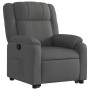 Sillón reclinable elevable de tela gris oscuro de , Sillones - Ref: Foro24-3205203, Precio: 272,54 €, Descuento: %