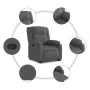 Hebbarer Liegesessel aus dunkelgrauem Stoff von , Sessel - Ref: Foro24-3205203, Preis: 285,84 €, Rabatt: %