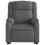 Sillón reclinable elevable de tela gris oscuro de , Sillones - Ref: Foro24-3205203, Precio: 272,54 €, Descuento: %
