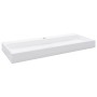 Lavabo 120x46x11 cm resina mineral/mármol blanco de vidaXL, Lavabos - Ref: Foro24-144067, Precio: 255,76 €, Descuento: %