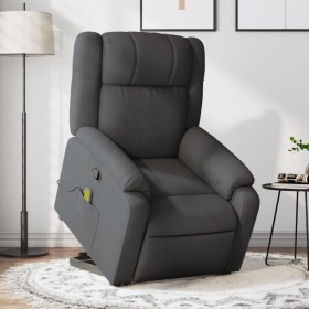 Silla de masaje reclinable de pie de tela gris oscuro de , Sillones - Ref: Foro24-3205215, Precio: 297,10 €, Descuento: %