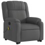 Silla de masaje reclinable de pie de tela gris oscuro de , Sillones - Ref: Foro24-3205215, Precio: 297,10 €, Descuento: %