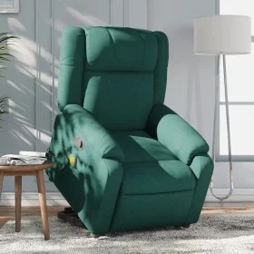 Dark Green Fabric Reclining Foot Massage Chair by , Armchairs - Ref: Foro24-3205220, Price: 296,09 €, Discount: %