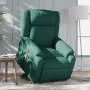 Silla de masaje reclinable de pie de tela verde oscura de , Sillones - Ref: Foro24-3205220, Precio: 296,09 €, Descuento: %