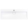 Lavabo 120x46x11 cm resina mineral/mármol blanco de vidaXL, Lavabos - Ref: Foro24-144067, Precio: 255,76 €, Descuento: %