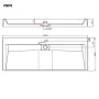 Spüle 120x46x11 cm Mineralharz/weißer Marmor von vidaXL, Sinkt - Ref: Foro24-144067, Preis: 273,38 €, Rabatt: %