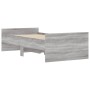 Estructura de cama con cajones gris Sonoma 90x190 cm de , Camas y somieres - Ref: Foro24-3207383, Precio: 161,66 €, Descuento: %