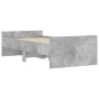 Estructura de cama con cajones gris hormigón 90x190 cm de , Camas y somieres - Ref: Foro24-3207381, Precio: 172,97 €, Descuen...