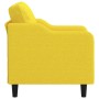 Sillón de tela amarillo claro 60 cm de , Sofás - Ref: Foro24-359348, Precio: 143,57 €, Descuento: %