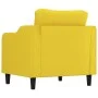 Light yellow fabric armchair, 60 cm by , Sofas - Ref: Foro24-359348, Price: 150,71 €, Discount: %