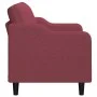 Sofá de 2 plazas de tela rojo tinto 120 cm de , Sofás - Ref: Foro24-359357, Precio: 208,94 €, Descuento: %