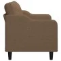 Sofá de 2 plazas de tela marrón 140 cm de , Sofás - Ref: Foro24-359362, Precio: 218,22 €, Descuento: %