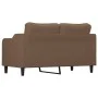 2-seater brown fabric sofa 140 cm by , Sofas - Ref: Foro24-359362, Price: 218,22 €, Discount: %