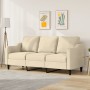 Sofá de 3 plazas de tela crema 180 cm de , Sofás - Ref: Foro24-359369, Precio: 338,38 €, Descuento: %