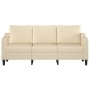 Sofá de 3 plazas de tela crema 180 cm de , Sofás - Ref: Foro24-359369, Precio: 338,38 €, Descuento: %