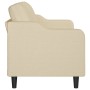Sofá de 3 plazas de tela crema 180 cm de , Sofás - Ref: Foro24-359369, Precio: 338,38 €, Descuento: %