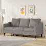 Sofá de 3 plazas de tela gris taupe 180 cm de , Sofás - Ref: Foro24-359374, Precio: 270,39 €, Descuento: %
