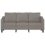 Sofá de 3 plazas de tela gris taupe 180 cm de , Sofás - Ref: Foro24-359374, Precio: 270,39 €, Descuento: %