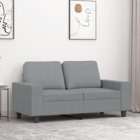 Sofá de 2 plazas de tela gris claro 120 cm de , Sofás - Ref: Foro24-359383, Precio: 261,47 €, Descuento: %