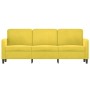 Sofá de 3 plazas terciopelo amarillo 180 cm de , Sofás - Ref: Foro24-359458, Precio: 290,35 €, Descuento: %