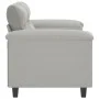 2-Sitzer-Sofa aus hellgrauem Mikrofaserstoff 120 cm von , Sofas - Ref: Foro24-359556, Preis: 259,68 €, Rabatt: %