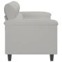 Sofá de 3 plazas de tela de microfibra gris claro 180 cm de , Sofás - Ref: Foro24-359568, Precio: 349,51 €, Descuento: %