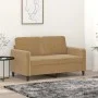Sofá de 2 plazas terciopelo marrón 120 cm de , Sofás - Ref: Foro24-359439, Precio: 209,37 €, Descuento: %