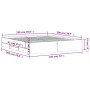 Estructura cama con cajones madera ingeniería blanca 180x200 cm de , Camas y somieres - Ref: Foro24-3207252, Precio: 175,09 €...