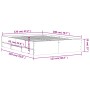 Cama con cajones madera de ingeniería marrón roble 120x200 cm de , Camas y somieres - Ref: Foro24-3207286, Precio: 218,20 €, ...