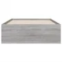 Cama con cajones madera ingeniería gris Sonoma 100x200 cm de , Camas y somieres - Ref: Foro24-3207292, Precio: 135,22 €, Desc...