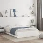 Cama con cajones madera de ingeniería blanco 120x190 cm de , Camas y somieres - Ref: Foro24-3207315, Precio: 229,98 €, Descue...