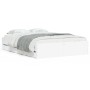 Cama con cajones madera de ingeniería blanco 120x190 cm de , Camas y somieres - Ref: Foro24-3207315, Precio: 234,64 €, Descue...