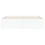 Cama con cajones madera de ingeniería blanco 120x190 cm de , Camas y somieres - Ref: Foro24-3207315, Precio: 229,98 €, Descue...