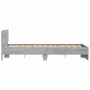 Estructura de cama con cabecero gris Sonoma 120x190 cm de , Camas y somieres - Ref: Foro24-3207516, Precio: 169,75 €, Descuen...